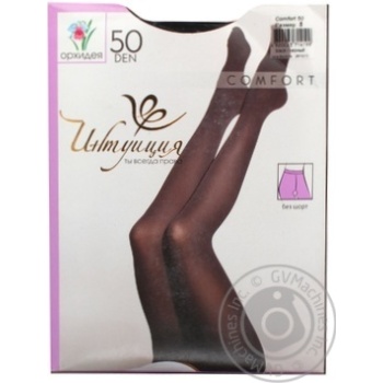 Tights Intuitsia black for women 50den 5size - buy, prices for MegaMarket - photo 1