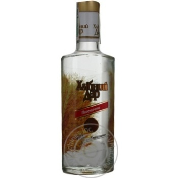 Vodka Khlibniy dar Pshenychna 40% 370ml glass bottle Ukraine - buy, prices for MegaMarket - photo 1