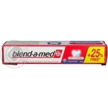 Зубная паста Blend-a-med Анти-кариес Свежесть 125мл купить, цены на МегаМаркет - фото 5