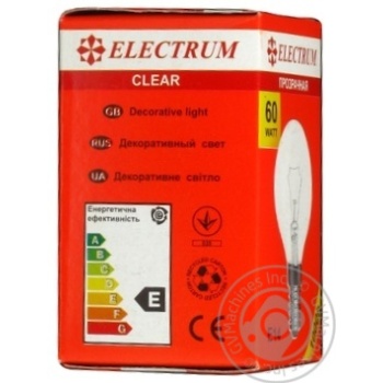 Bulb Electrum e14:е14 60w 1000hours 230v - buy, prices for MegaMarket - photo 2