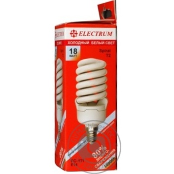 Лампа енергозберігаюча Electrum FC-111 18W Е14 4000K Ls A-FС-1455 - купити, ціни на - фото 5