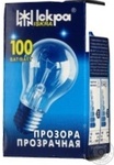 Лампа ЛЗП Іскра А55 230В 100Вт Е27 пр х100