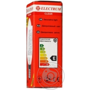Лампочка ELECTRUM св проз. Е14 40W купити, ціни на МегаМаркет - фото 4