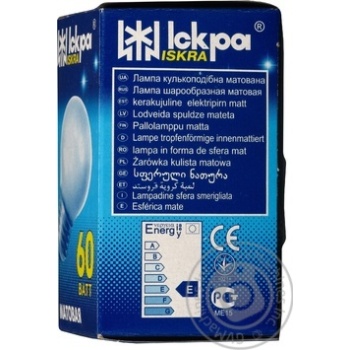 Bulb Iskra e27 60w 230v - buy, prices for MegaMarket - photo 4