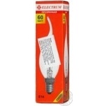 Лампа ELECTRUM свіча на вітрі  E14 60W