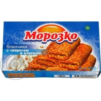 Млинці з сиром та родзинками Морозко 420г - купити, ціни на - фото 2