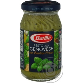 Sauce Barilla Pesto genovese 190g glass jar - buy, prices for MegaMarket - photo 1