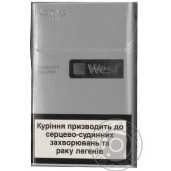 Сигареты West Fusion Silver super slim - купить, цены на NOVUS - фото 4