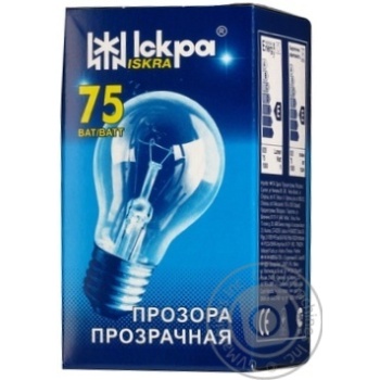 Bulb Iskra e27 75w 1000hours 935lm 230v - buy, prices for MegaMarket - photo 2