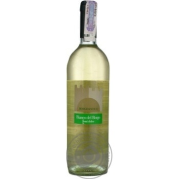 Вино Borgoantico Bianco del Borgo белое полусладкое 11% 0,75л купить, цены на МегаМаркет - фото 1