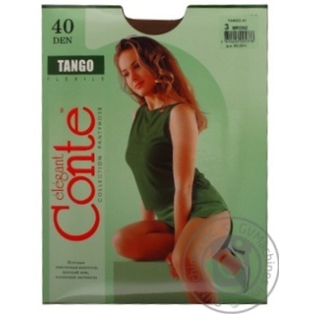 Tights Conte bronze polyamide for women 40den 3size - buy, prices for MegaMarket - photo 2