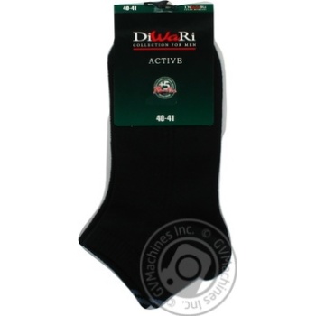 Diwari Active Short Men's Socks s.25 018 black 7C-37SP - buy, prices for NOVUS - photo 2