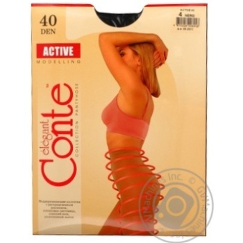 Колготи Conte Active 40 Den р.4 nero шт купити, ціни на МегаМаркет - фото 6