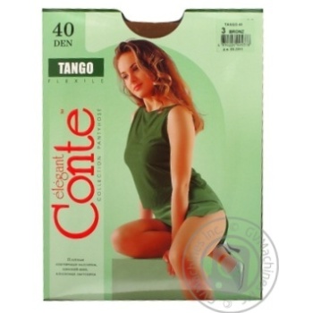 Tights Conte bronze polyamide for women 40den 3size - buy, prices for MegaMarket - photo 4