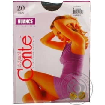 Conte Nuance Women's Tights 20 den 6 mocca - buy, prices for MegaMarket - photo 4