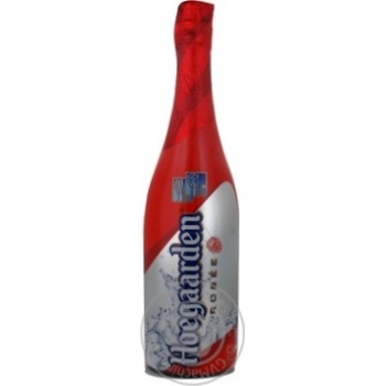 beer hoegaarden pink 2.8% 750ml glass bottle Belgium - buy, prices for - photo 3