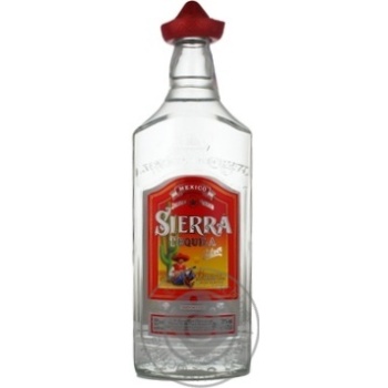 Tequila Sierra agava 38% 1000ml glass bottle Mexico - buy, prices for MegaMarket - photo 1