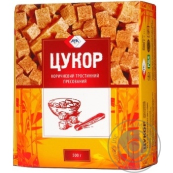 Сахар АТА тростниковый коричневый прессованный нерафинированный 500г купить, цены на МегаМаркет - фото 5