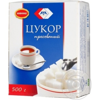 Цукор-рафінад АТА пресований 500г x30 купить, цены на МегаМаркет - фото 3