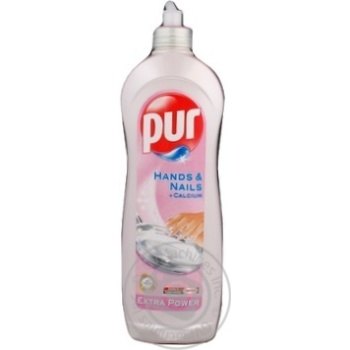 Бальзам Pur Hands & Nailsдля мытья посуды с кальцием 900мл купить, цены на МегаМаркет - фото 2