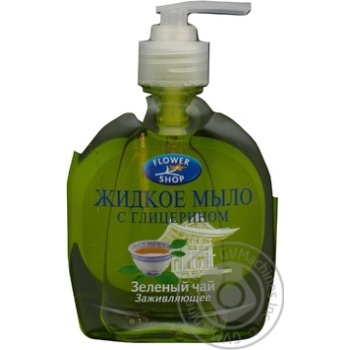 Soap Flower shop green tea liquid 300ml - buy, prices for MegaMarket - photo 3