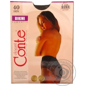 Колготы женские Conte Bikini 40ден р.2 Shade - купить, цены на - фото 3