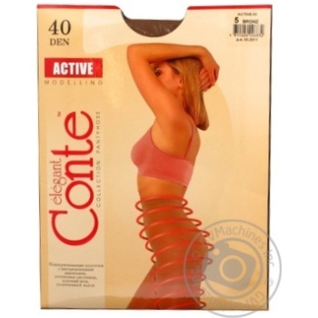 Колготи Conte 40den Active 5 Bronz х10 купити, ціни на МегаМаркет - фото 2
