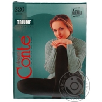 Conte Triumf 220 den Black Tights for Women Size 2 - buy, prices for NOVUS - photo 2