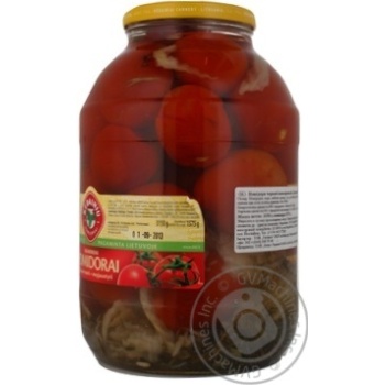 Vegetables tomato Kedainiu konservai tomato red canned 3000ml glass jar Lithuania - buy, prices for NOVUS - photo 3