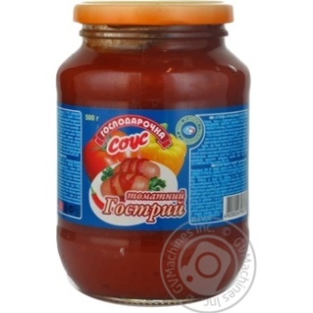 Sauce Hospodarochka tomato 500g glass jar Ukraine - buy, prices for NOVUS - photo 1