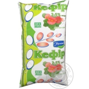 Kefir Garmoniya 2.5% 1000g sachet Ukraine