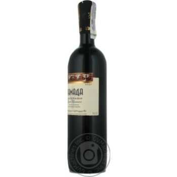 Wine saperavi Tamada red dry 13% 2005year 750ml glass bottle Georgia - buy, prices for MegaMarket - photo 3