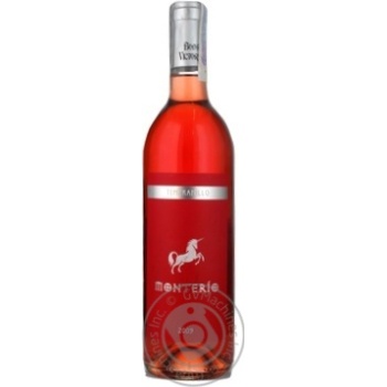 Вино Monterio Tempranillo рожеве сухе 0.75л купить, цены на МегаМаркет - фото 1
