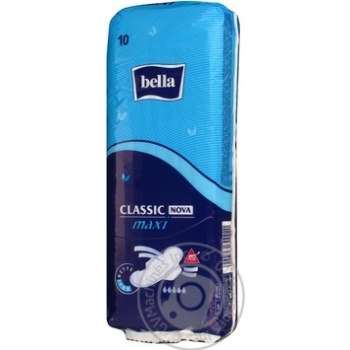 Прокладки Bella Classic Nova Maxi дихаючі вбираючі з крильцями 5 крапельок 10шт купити, ціни на МегаМаркет - фото 6