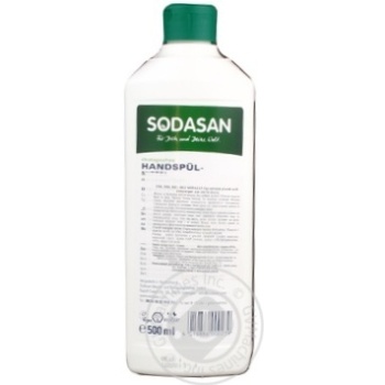 Средство-концентрат Sodasan organic для мытья посуды 500мл купить, цены на МегаМаркет - фото 1