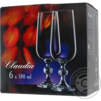 Bohemia Claudia Champagne Glass 180ml*6pcs - buy, prices for METRO - photo 3