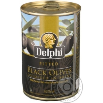 olive Delfi black pitted 390g can Greece - buy, prices for MegaMarket - photo 6