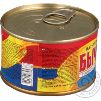 Бички Господарочка в томатному соусі 240г - купити, ціни на Чудо Маркет - фото 3