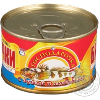 Бычки Господарочка в томатном соусе 240г - купить, цены на Чудо Маркет - фото 2