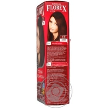 Florex Hair Cream Paint Dark Chestnut - buy, prices for Auchan - photo 4