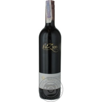 Fuzion Malbec 2012 white dry wine 13.5% 0,75l - buy, prices for MegaMarket - photo 1