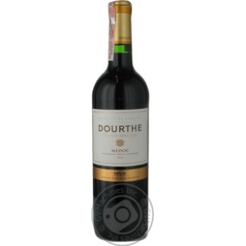 Вино Dourthe Grand Terroirs Medoc красное сухое 12.5% 0,75л - купить, цены на ULTRAMARKET - фото 2