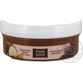 Скраб д/тела Fresh Juice Chocolate&Мarzipan сахарн 225мл купить, цены на МегаМаркет - фото 4