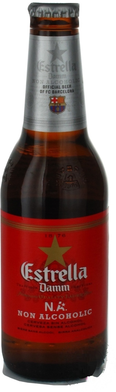 

Пиво Estrella Damm светлое безалкогольное 0% 0,25л