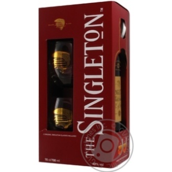 Віскі Singleton of Dufftoun 12років 0,7л + 2 склянки х6 купити, ціни на МегаМаркет - фото 1