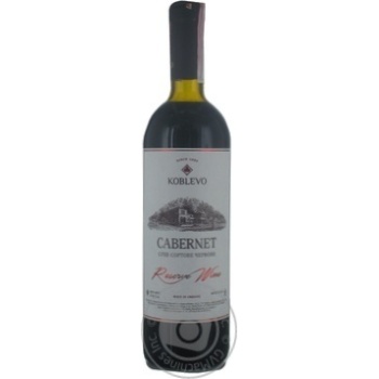 Вино Коблево Каберне Reserve Wine сухое сортовое красное 13% 0,75л купить, цены на МегаМаркет - фото 1