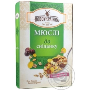 Muesli Novoukrainka 400g - buy, prices for MegaMarket - photo 1
