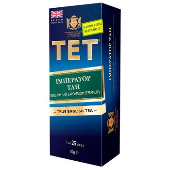 ТЕТ Emperor Tang Green Tea with Bergamot Aroma 2g*25pcs - buy, prices for EKO Market - photo 1