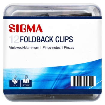 Sigma Binders black 12pcs 41mm - buy, prices for - photo 3