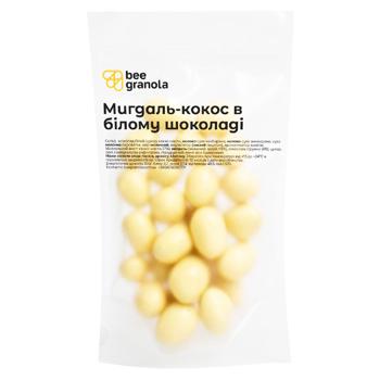 Мигдаль-кокос Beegranola в білому шоколаді 100г - купити, ціни на Grono - фото 1